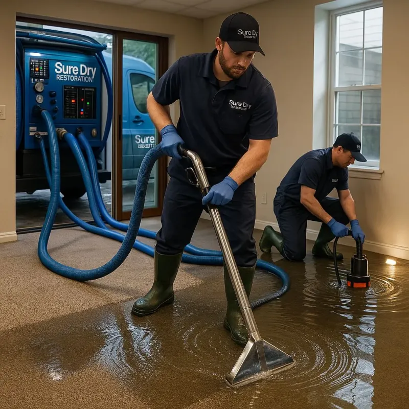Water Extraction and Removal process in Baxter Springs, KS